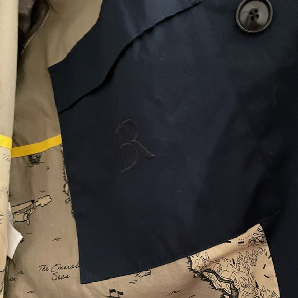 Banana Republic Navy Water Resistant Trench Coat - Picture 9 of 9